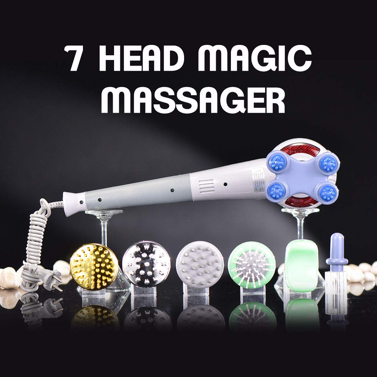 Right Choice Maxtop 7-In1 Magic Complete Body Massager for pain relief(Corded electric,Multicolor)